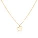 hot selling gold 26 capital English letters necklace stainless steel necklace heart shaped butterfly letter necklace_ipsvogv.com
