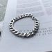 Cuban Chain Bracelet Men's High Street Accessories American Hip-Hop Minimalist Style Cool Titanium Steel Couple Jewelry_ipsvogv.com