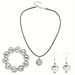 1970S Disco Mirror Ball Necklace Earrings Bracelet Headband Sequin Headband Square Frame Crystal Sunglasses_ipsvogv.com