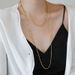 Super Stacked Gold-plated Snake Bone Chain, Light Luxury, Vegetarian Gold Long Necklace, Women's Sweater Chain That Does_ipsvogv.com