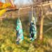 Women's Pendant Earrings Colorful Color Matching Emperor Stone Geometric Earrings Natural Stone Irregular Earrings_ipsvogv.com
