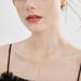 Light luxury micro diamond butterfly jewelry set pendant necklace and earrings female S925 sterling silver_ipsvogv.com