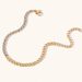 Women's Jewelry Fashion Simple Versatile Hand Jewelry Stainless Steel Gold Plated Thin Cuban Chain Splicing Zircon Bracelet_ipsvogv.com