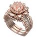 Sanjie New Winter Three Piece Set Women's Ring Rose Inlaid Zircon Jewelry_ipsvogv.com