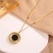 Internet Celebrity Autumn Versatile Design With Double-sided Roman Rotatable Titanium Steel Sweater Chain For Women's_ipsvogv.com