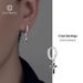 Cross Earrings, Single, Cool Style, Versatile, Men's Buckle, Fashionable, Niche, Personalized Design, High-end Ear_ipsvogv.com