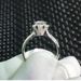 Ruby Flower Inlaid Moissanite Diamond Ring Luxury Beautiful 1 Carat Diamond Ring Wedding Ring Moissanite Ring_ipsvogv.com