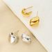 S925 Sterling Silver Geometric Earrings Fashion Design Sense Female Niche Light Luxury Simple Earrings Jewelry_ipsvogv.com
