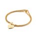 Women's Jewelry Stainless Steel Girls Fashion Golden Heart Shaped Double Layer Bracelet Beach Vacation Geometric Titanium Steel Jewelry_ipsvogv.com