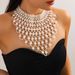 Elegant Accessory Temperament, Pearl Necklace, French Multi-layer Tassel Bead Necklace For Women_ipsvogv.com