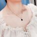 Titanium Steel Clover Necklace Women's Trendy Net Red Non Fading Roman Alphabet Collar Chain Instagram Cool And Unique_ipsvogv.com