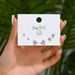 Ear accessory set with simple Japanese and Korean style inlaid zircon star design earri, niche high-end feeling_ipsvogv.com