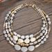 Multi Layer Beaded Acrylic Turquoise Fashionable Necklace High End Accessories_ipsvogv.com