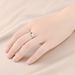 Simple And Personalized Titanium Steel Ring, Two Tone Gold Fashionable Plain Couple Ring Jewelry_ipsvogv.com