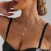 Stylish Multi-layer Pearl Creative Diamond-encrusted Butterfly Necklace, Retro Collarbone Stacked Necklace_ipsvogv.com