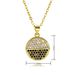 New Products Ins Style Hot Selling Fashion Personality Micro Inlaid Round Female Pendant Necklace_ipsvogv.com