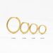 Women's Jewelry S925 Sterling Silver Trendy Twist Earrings Creative Simple Personality Circle Gold Plated Ear Studs Ear Buckles Earrings_ipsvogv.com