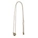 Ins Niche Design Gold And Silver Contrasting Small Bead Necklace Women's Copper Gold-plated Cool Style Simple Casual_ipsvogv.com