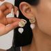 Baroque Pearl Stud French Vacation Style For Women Versatile Fashion Earrings_ipsvogv.com