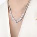 Metal Thick Watch Splicing Blade Chain Simple Versatile Men's And Women's Couple Necklaces Popular Accessories_ipsvogv.com