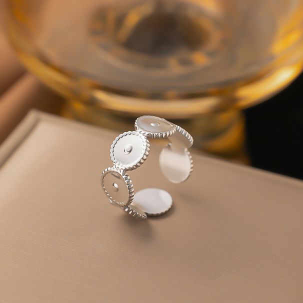 Design Titanium Steel Plated With K Gold, Non Fading Open Tide For Women, Versatile Ins Niche Ring Jewelry_ipsvogv.com