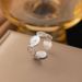 Design Titanium Steel Plated With K Gold, Non Fading Open Tide For Women, Versatile Ins Niche Ring Jewelry_ipsvogv.com