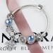 Snowflake Pendant Handmade DIY Alloy Dia Bead Bracelet_ipsvogv.com