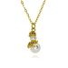 Christmas Pearl Snowman Snowflake Necklace For Girls High End New Clavicle Chain Strong Chain Gift_ipsvogv.com