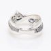 Women's Jewelry Heart-Shaped Bow Ring With Sparkling Ribbon Design, Elegant Crossed Loop Band For Daily Wear Or Special Occasions_ipsvogv.com