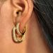 Women’s Jewelry Set Fashion Fashionable Niche INS Retro High Color Full Diamond Zircon Square Earrings_ipsvogv.com