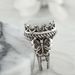moonstone Inlaid Women's Ring, Creative Butterfly Shaped Pattern Ins Personalized Ring_ipsvogv.com