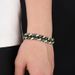 Double Layered Color Blocking Bracelet For Men, Made Of Titanium Steel That Does Not Fade, With A High-end Feel And_ipsvogv.com