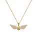 Steel 【 Titanium 】 Small And Delicate Heart-Shaped Wings, Light Luxury Temperament, Gorgeous Full Diamond Necklace, 【 】 Wings, Temperament, Necklace,_ipsvogv.com