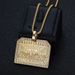 New Hip-Hop Jewelry Titanium Steel Gold-Plated World Famous Painting Jewish Thirteen Apostles Pendant Necklace_ipsvogv.com