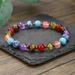 Faceted Gemstone Gray Moonlight Colorful Black Gallstone Lotus Bracelet Tiger Eye Stone Crystal Beads Yoga Stone Bracelet_ipsvogv.com