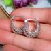 Cao Shi With Hollow Weaving Pattern And Women's Through Flower Metal Circle Earrings_ipsvogv.com