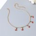 Rhinestone Hip Hop Tennis Chain Cherry Pendant Choker Fresh Single Row Micro Paved Full Diamond Necklace_ipsvogv.com