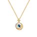 】 Star 【 Moon Planet Fashion Light Luxury Charm Gorgeous Full Diamond Necklace Women's Versatile Clavicle Chain Titanium 【 】_ipsvogv.com
