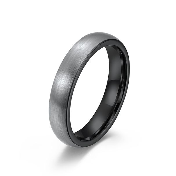 Men's Jewelry 4 6 8 Mm Curved Sand Surface Tungsten Steel Ring Simple Wedding Proposal Tungsten Gold Couple Ring Hand Jewelry_ipsvogv.com