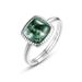 new Sugar Tower Natural Water Grass Agate Ring S925 Silver Inlaid Green Moss Stone Finger Ring Simple Customization_ipsvogv.com