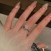 Super Sparkling Zircon Pigeon Egg Ring, Female Ins, Light Luxury, Niche Temperament, Exquisite, Versatile, High End,_ipsvogv.com