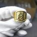 Vietnamese Sand Gold Simulation Gold-plated With Fingers, Men's Non Fading Open Ring Jewelry_ipsvogv.com