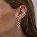 Unisex Niche Design, High Grade Hollow Diamond Shaped, Fully Inlaid Zircon Pendant, Light Luxury Style Earrings For Women_ipsvogv.com