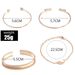 Trendy Accessories, Fashionable And Personalized Diamond Inlaid Water Droplet Opening Bracelet, Four Piece Set Bracelet_ipsvogv.com