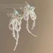 Unisex Forest Style Fresh Crystal Flower Bow Tassel Earrings Super Fairy Fashion Light Luxury Earrings Temperament High End Earrings_ipsvogv.com