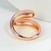 Cold Style Three Colors Optional Water Drop Polished Ring Female Adjustable Live Ring_ipsvogv.com