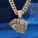 Trendy Personality Alphabet Playing Card Full Diamond 3D Pendant Cuban Necklace Nightclub Street Dance Clavicle Chain_ipsvogv.com
