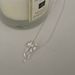 Brass Electroplated Thick Silver Ribbon Bowknot Rice Bead New Simple Niche Design Sense Cool Ins Necklace_ipsvogv.com