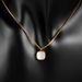New Titanium Steel Ins Small Square Shell White Fritillaria, Niche, Simple And Fashionable, Non Fading Best Friend_ipsvogv.com