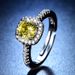 Live streaming light luxury design fashionable diamond inlaid moissanite one carat open zircon ring for women_ipsvogv.com